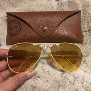 Ray-Ban RB3025 Yellow Sunglasses